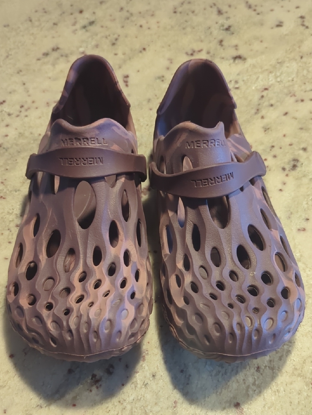 Merrell Mauve Perforated Slip-On Clog